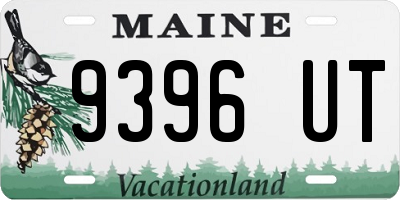 ME license plate 9396UT