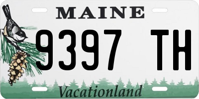 ME license plate 9397TH