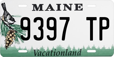 ME license plate 9397TP