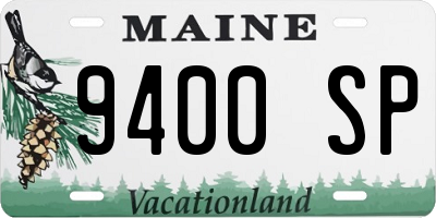 ME license plate 9400SP