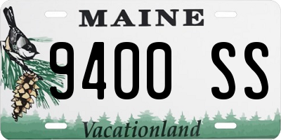 ME license plate 9400SS