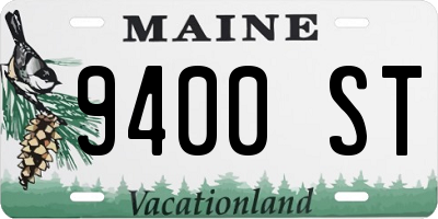 ME license plate 9400ST