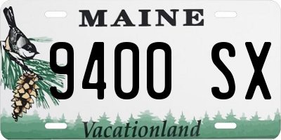 ME license plate 9400SX