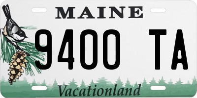ME license plate 9400TA