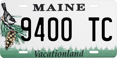 ME license plate 9400TC