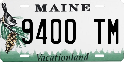 ME license plate 9400TM