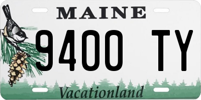 ME license plate 9400TY