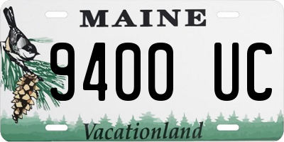 ME license plate 9400UC