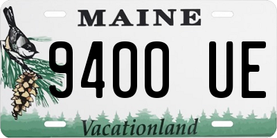 ME license plate 9400UE