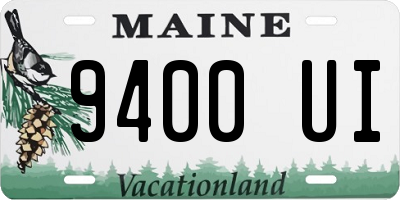 ME license plate 9400UI