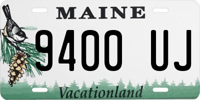 ME license plate 9400UJ