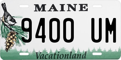 ME license plate 9400UM