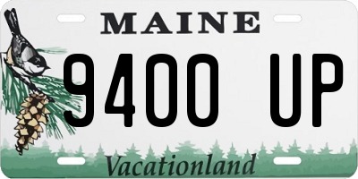 ME license plate 9400UP