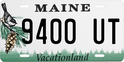 ME license plate 9400UT