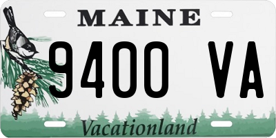 ME license plate 9400VA
