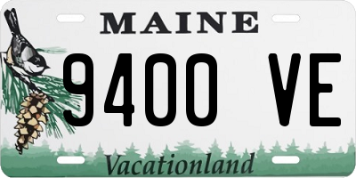 ME license plate 9400VE