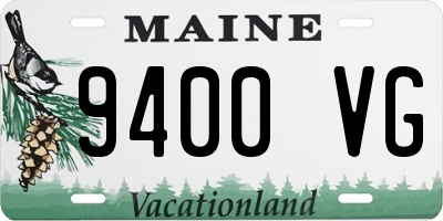 ME license plate 9400VG