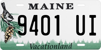 ME license plate 9401UI