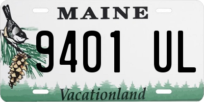 ME license plate 9401UL