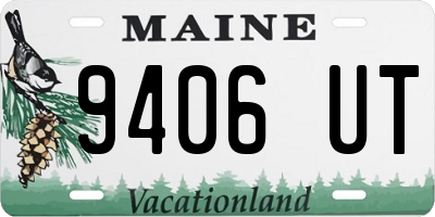 ME license plate 9406UT