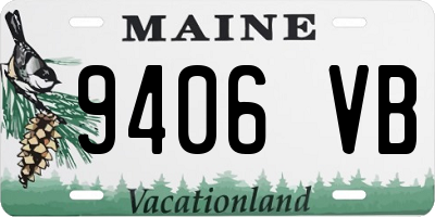ME license plate 9406VB