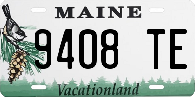 ME license plate 9408TE