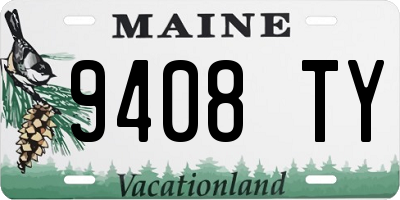 ME license plate 9408TY
