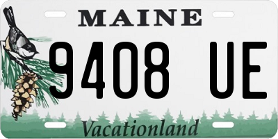 ME license plate 9408UE