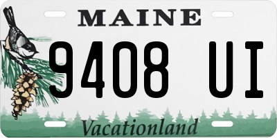 ME license plate 9408UI