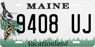 ME license plate 9408UJ