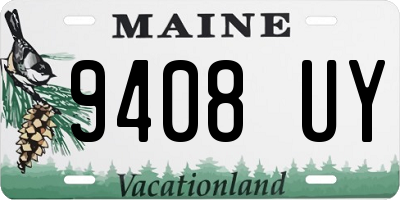 ME license plate 9408UY