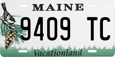 ME license plate 9409TC