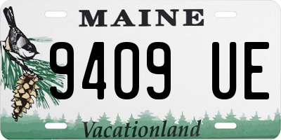 ME license plate 9409UE
