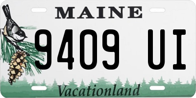 ME license plate 9409UI
