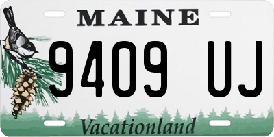 ME license plate 9409UJ