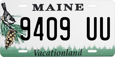 ME license plate 9409UU