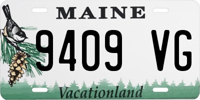 ME license plate 9409VG