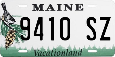 ME license plate 9410SZ
