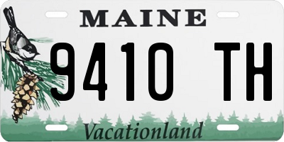 ME license plate 9410TH