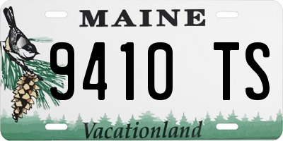 ME license plate 9410TS
