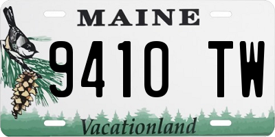 ME license plate 9410TW
