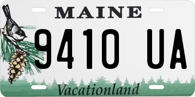 ME license plate 9410UA