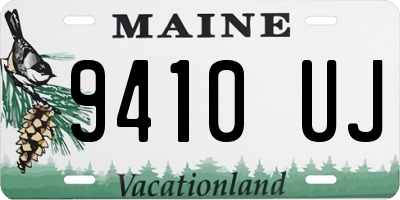 ME license plate 9410UJ