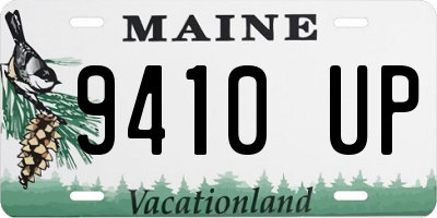 ME license plate 9410UP