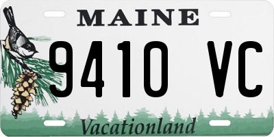 ME license plate 9410VC