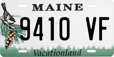 ME license plate 9410VF