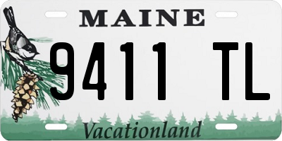 ME license plate 9411TL