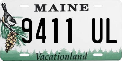 ME license plate 9411UL
