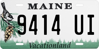 ME license plate 9414UI