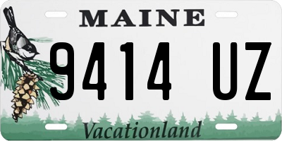 ME license plate 9414UZ